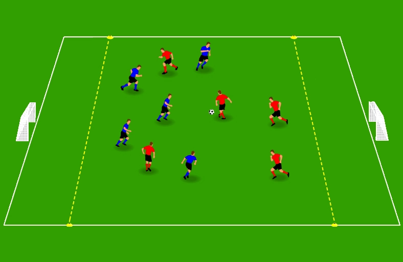Juego de 5 con espacios reducidos