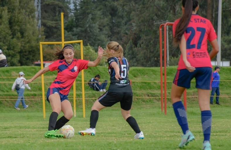 Players completing The Box passing drill on a small-sided pitch